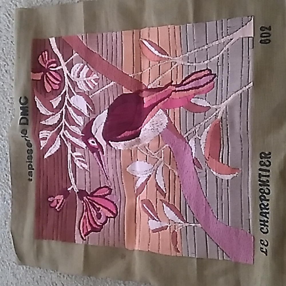 A French Tapisserie DMC Wall Hanging S.2